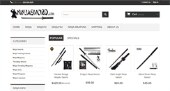 Desktop Screenshot of ninjasword.com